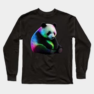 Mystical Cosmic Panda Long Sleeve T-Shirt